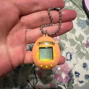 Orange Virtual Pet Keychain